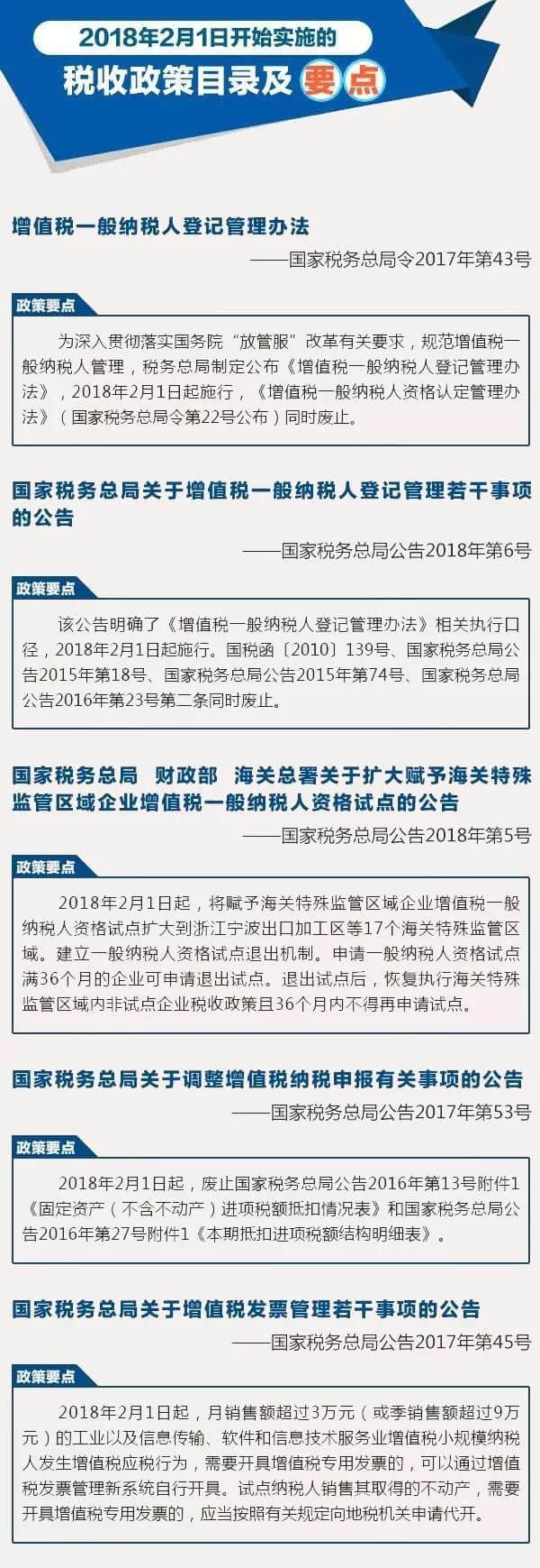 最新实施税收政策一览——金华用友软件